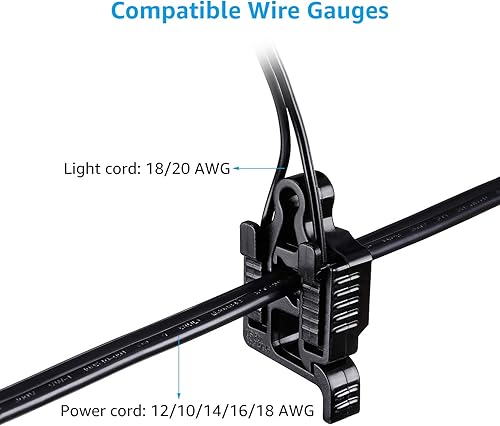 Miniatura 5 de LEONLITE Paquete de luces LED de bajo voltaje para paisaje, conector de empalme de cable de paisaje, paquete de 10 luces de camino de paisaje con