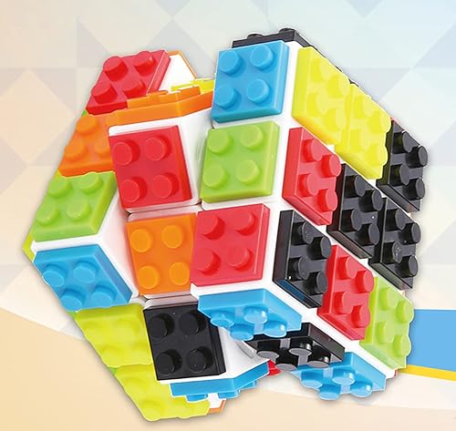 Miniatura 2 de Speed Cube - Cubo de velocidad mágico de 3 x 3 x 3 pulgadas, color negro, resistente y suave, cubo de velocidad 3 x 3