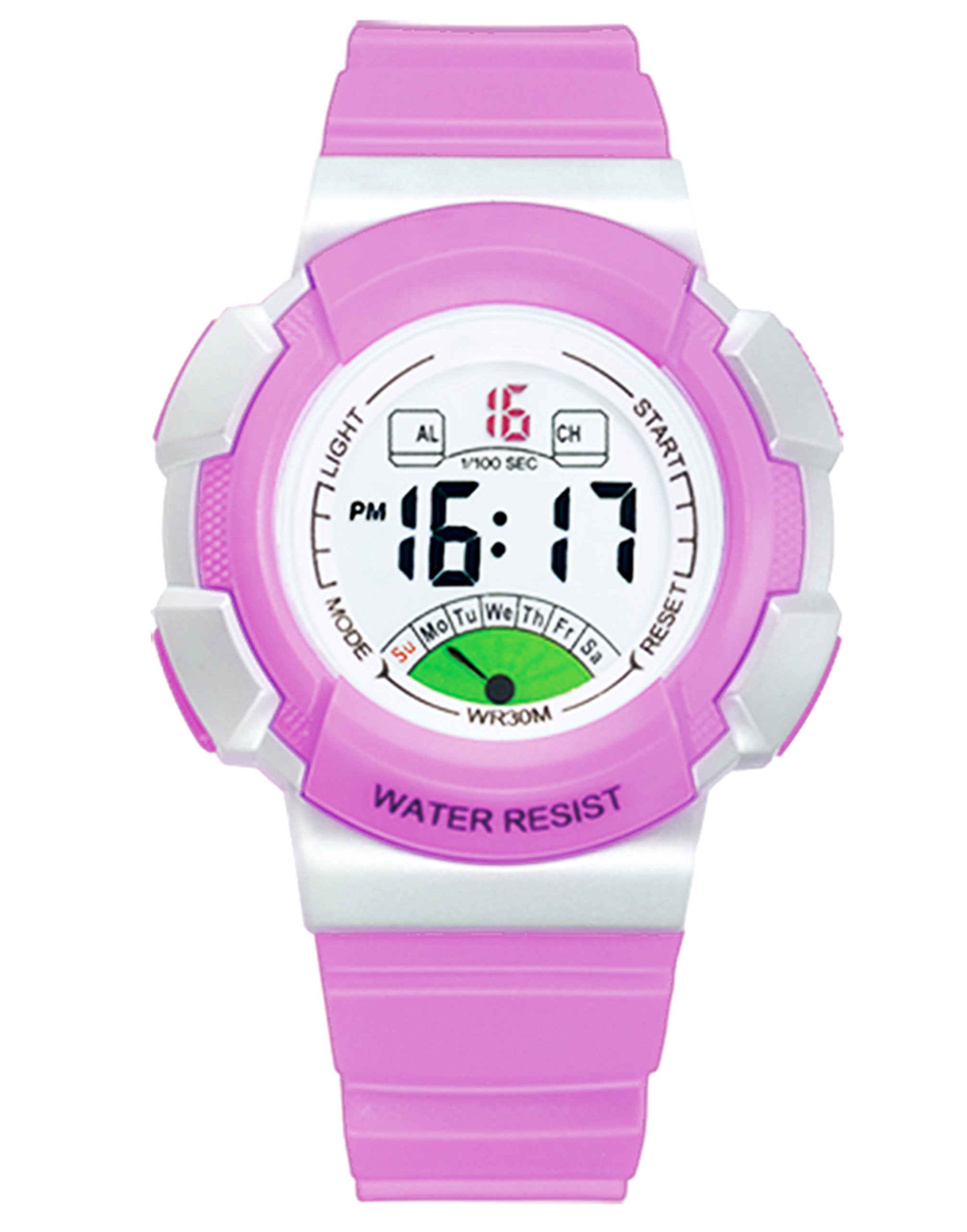 Time Up Digital Green Arrow Date Dial Design Contrast Color Alarm & Chronograph Watch for Kids-KMR-8540061-4 (B07C7GK9G1) Amazon Price History, Amazon Price Tracker