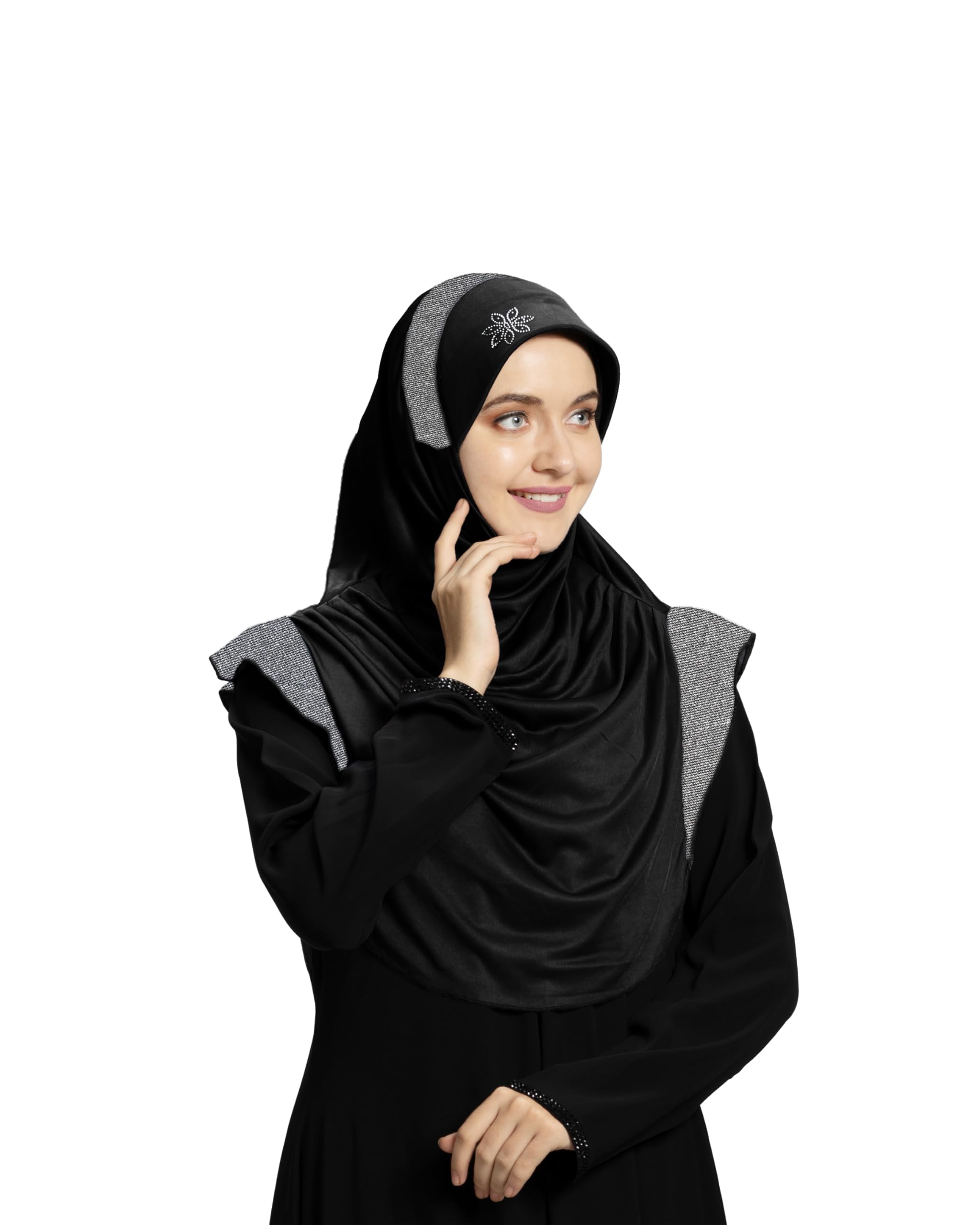 Modest Women's Designed Stylish Polycotton Feel Good Fabric Naaz Hijab XL