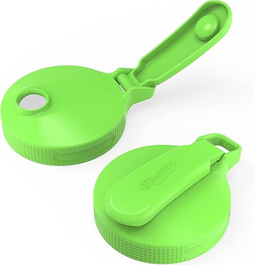 Masontops Multi Top - 2PK - Wide Mouth Mason Jar Lids with Pour Spout and Flip Cap – Sip, Pour, Store & More - Jar Not Included