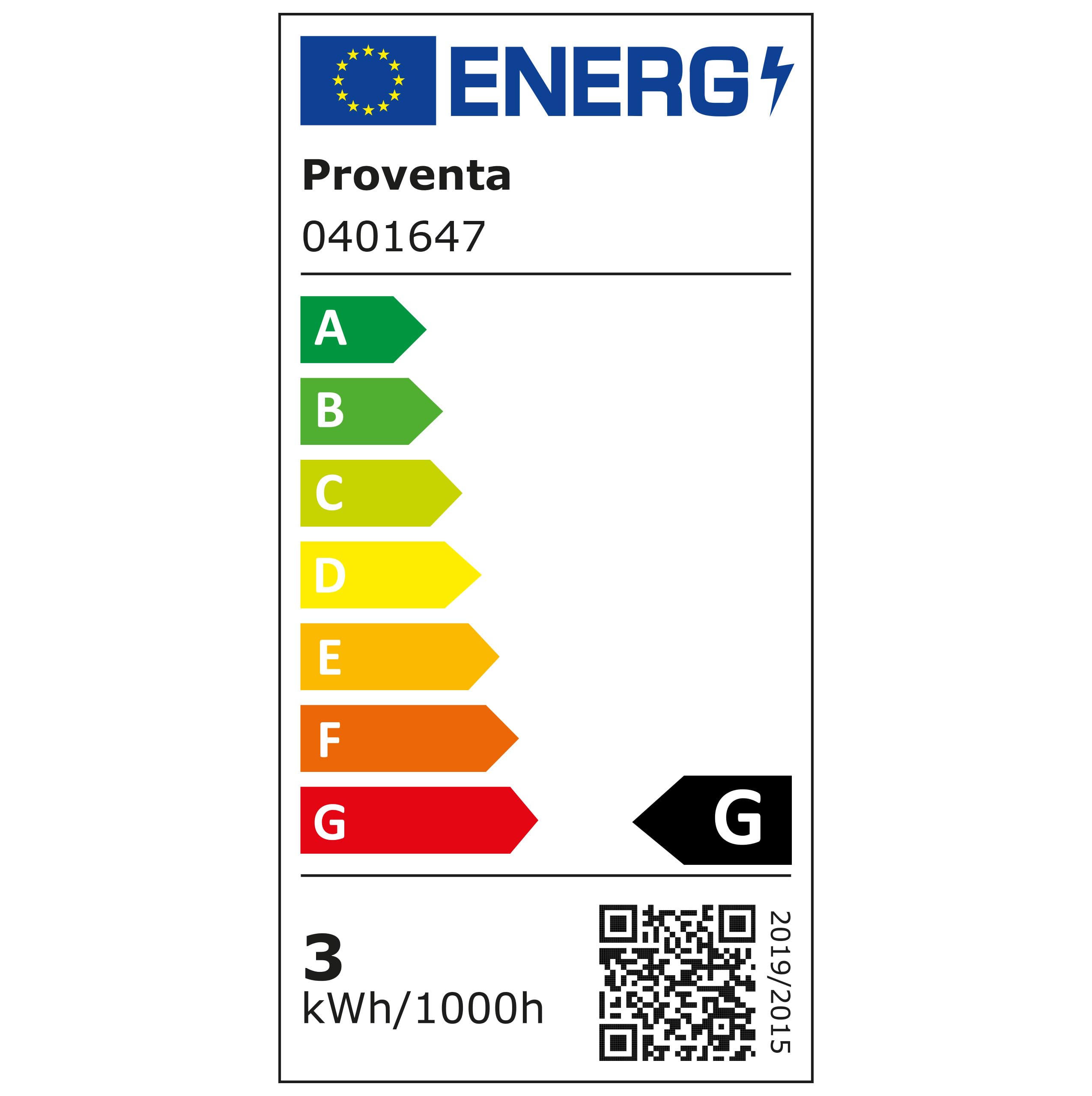 Proventa LED-Treppenstufenbeleuchtung für 15 Stufen dimmbar 22W warmweiß