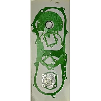 RedCap 50cc 2-Stroke Gasket Set for Yamaha Jog Minarelli ATV Scooters (1E40QMB, 1PE40QMB) QJ50 Engines - Compatible with E-Ton, Vento, Keeway, Hurricane - Enhance Engine Performance - Set of 9