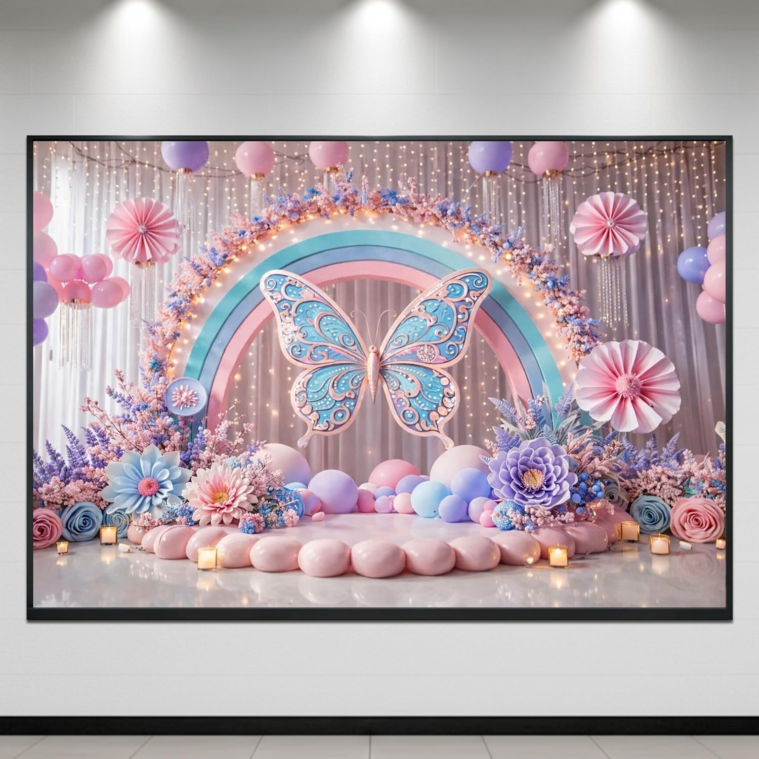 Birthday Backdrop Cloth Banner 7x5 Feet | Happy Birthday Decoration Banner for Party | Reusable Photography Background Cloth for Kids & Adults (BD23)-picture-30
