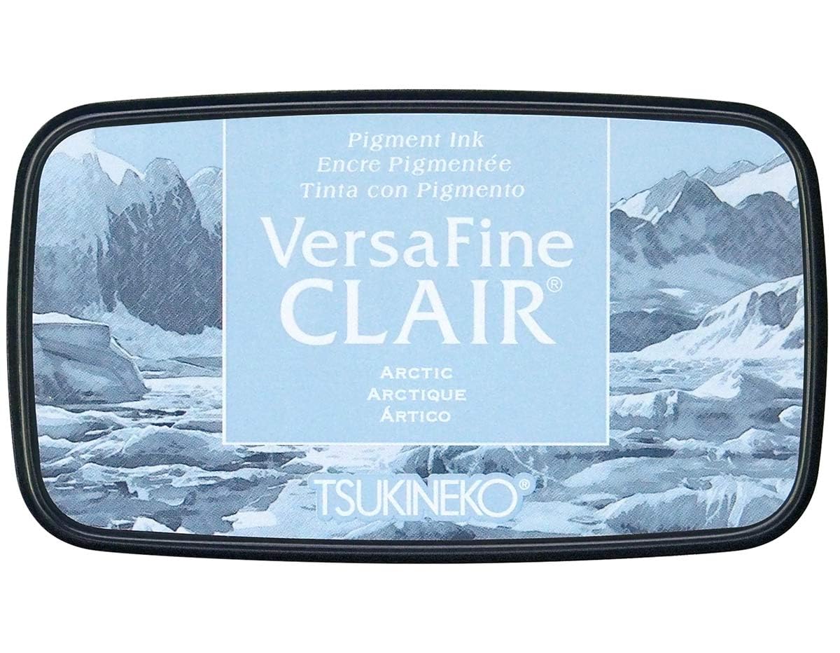 Tsukineko, VersaFine Clair, almohadilla de tinta de tamaño completo, Arctic
