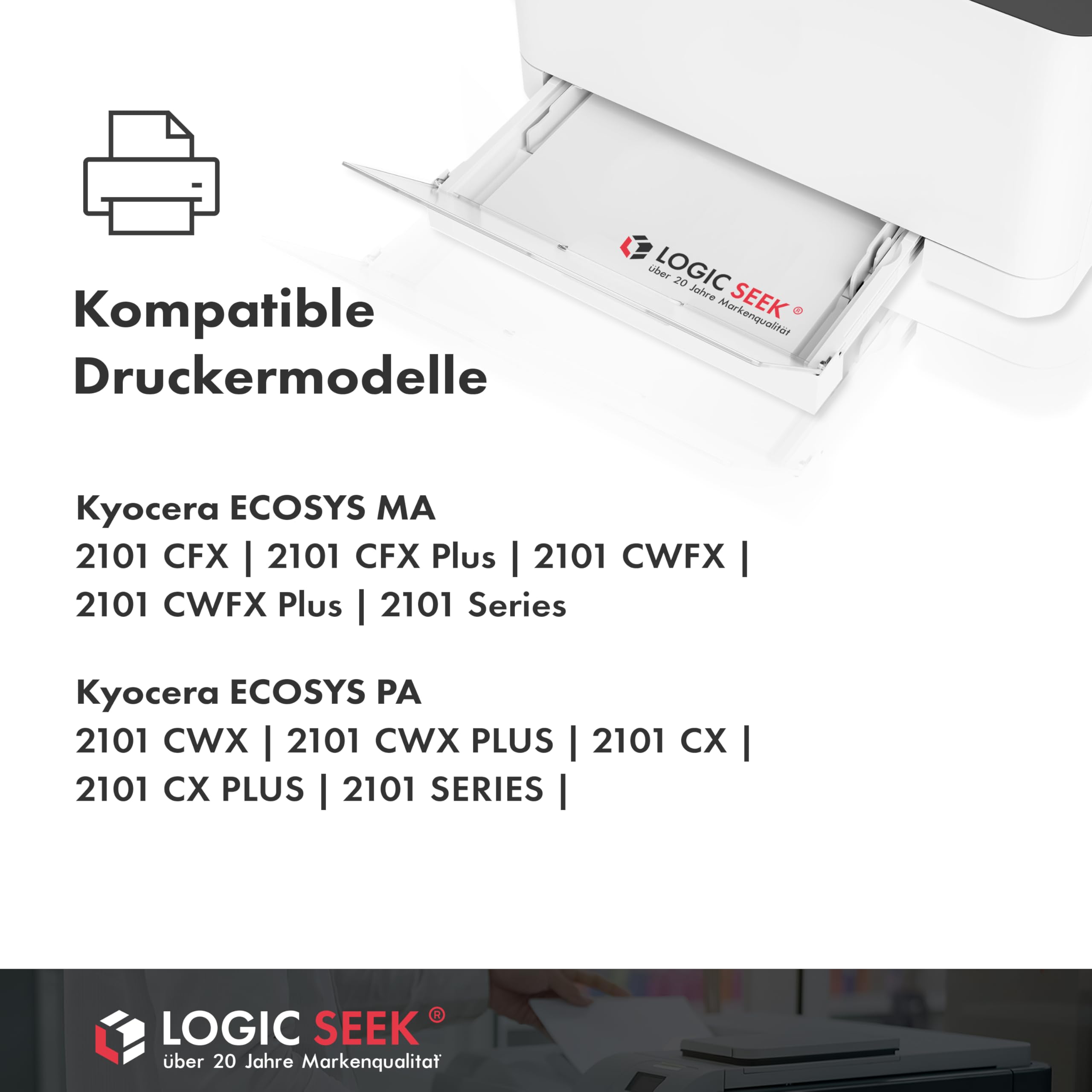 Logic-Seek 4ER Pack TK5480 Toner kompatibel für Kyocera ECOSYS MA2101cwfx MA2101cfx PA2101cx PA2101cwx MA2101cfx Plus MA2101cwfx Plus PA2101cwx Plus PA2101cx Plus 1 x Black-Cyan-Magenta-Yellow