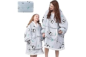 Panda Wearable Blanket Hoodie For Women