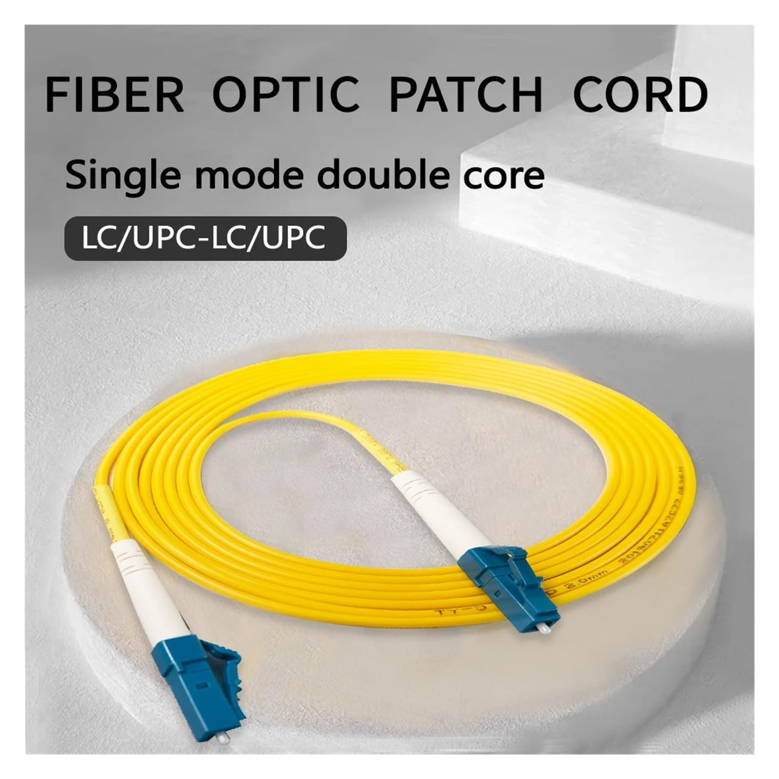 Cordon de raccordement à fibre optique monomode LC/UPC-LC UPC, rallonge de 2,0 mm et 3,0 mm(5M 3.0)