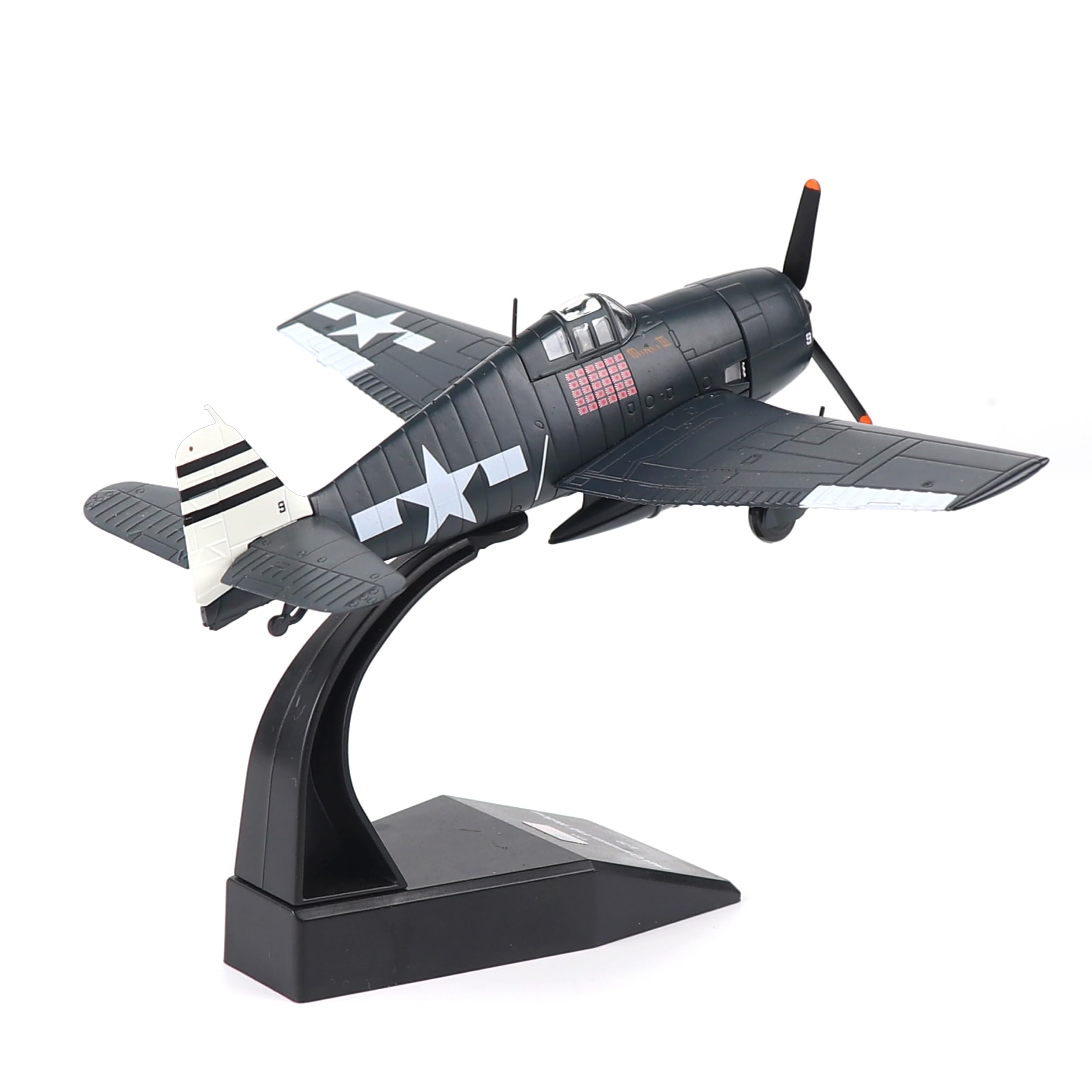 NUOTIEF6F Hellcat 1:72 Scale Model Aircraft Kit, WWII Fighter Model Metal Die-cast Model Aircraft Suitable As Collections Or Airplane Model Gift for Adult