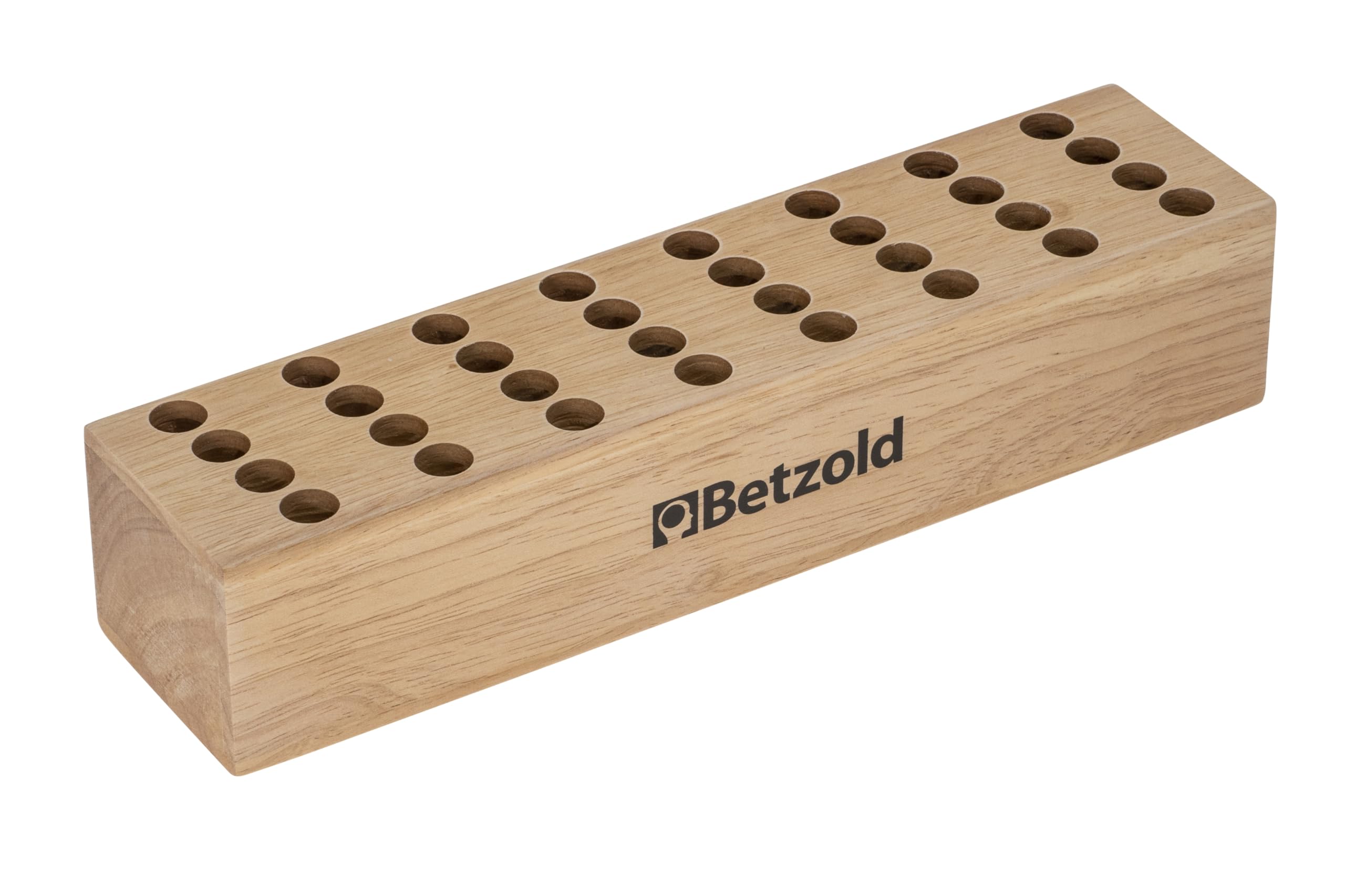 Betzold Scherenständer aus Holz inkl. 32 Scheren – für Rechts- und Linkshänder