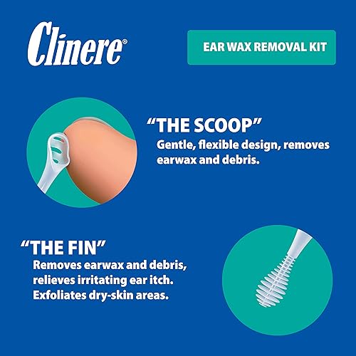 Miniatura 4 de Clinere Kit de eliminación de cerumen, limpia de forma segura y suave la cera de los oídos, alivia la picazón, funciona al instante 0.5 onzas
