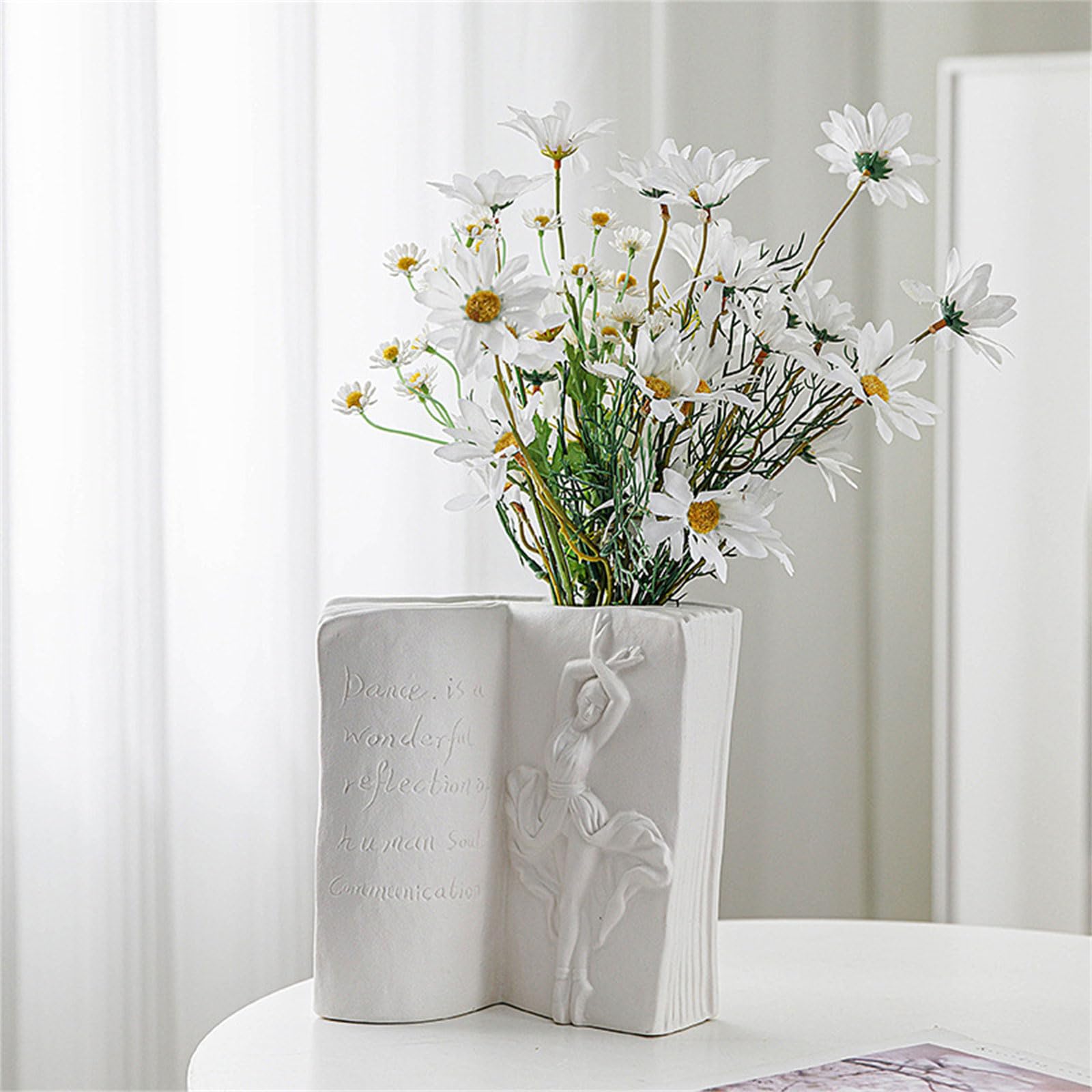 Stampi in silicone per vasi di fiori a forma di libro a forma di viso, stampi per vasi di fiori stampi per fioriere in silicone per fioriere fatte a mano