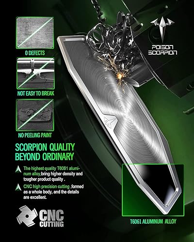 Miniatura 4 de Maverick X3 Espejo retrovisor, POISON SCORPION Aluminio UTV Espejo Centro Retrovisor Ajustable Negro 13356-12533 Compatible con Maverick X3 TurboR