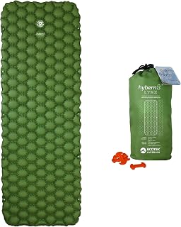 EcoTek Outdoors Hybern8 Lynx - Linkable, Oversized Sleeping Pad - Innovative & Easy to Use - Lightweight & Compact - Perfect for Backpackers, Overlanders, Couples, and Families