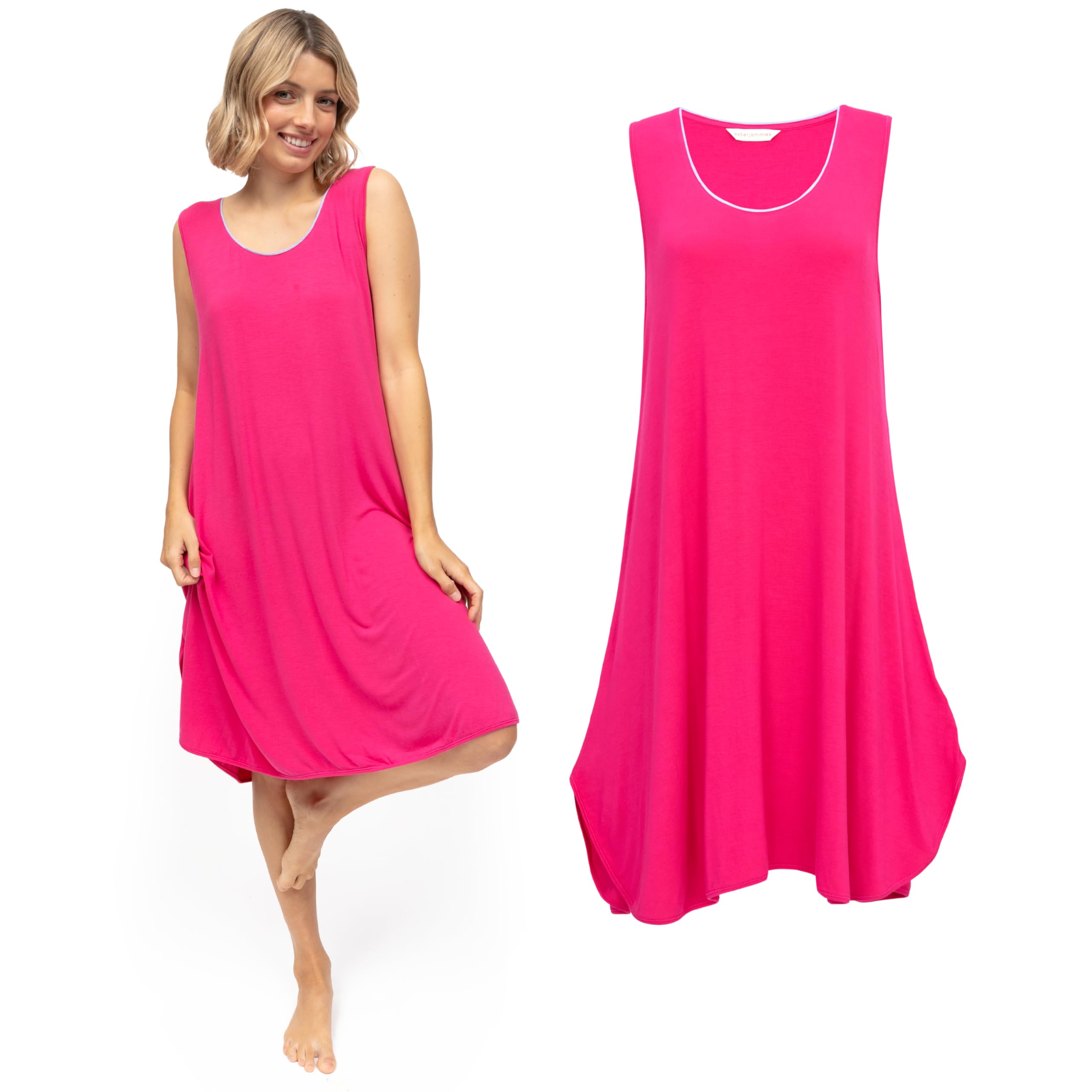 Cyberjammies Women's Chloe Jersey Chloe Jersey Swing Nightdress | Soft Modal Pjs | Relaxed Nightie For Home | Stylish Lounge Wear