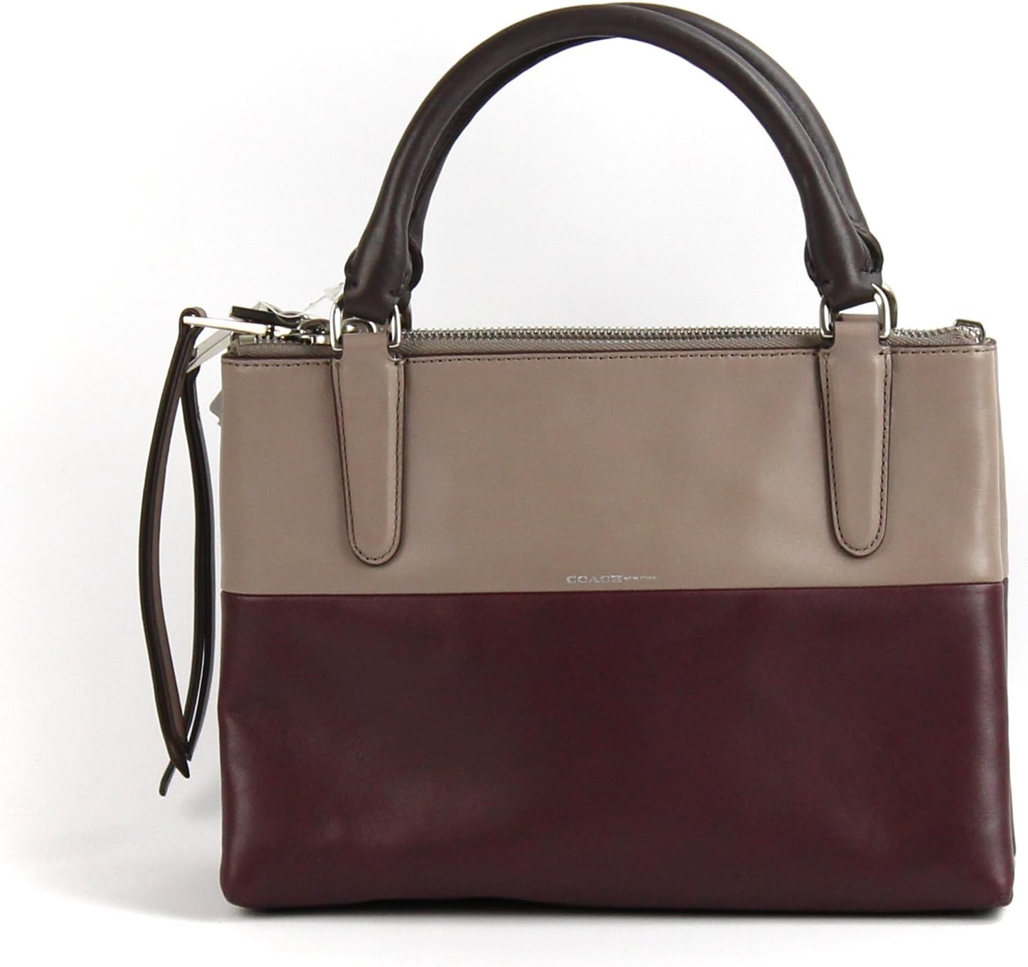 Coach 32502 Mini Borough Bag in Retro Colorblock Pebbled Leather