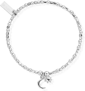 Mini Cube Dainty Moon and Sun Bracelet SBCFB582