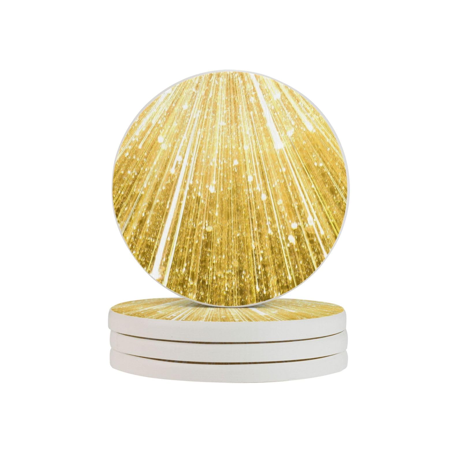Dessous de verre en diatomite or, une idée cadeau déco chic et utile