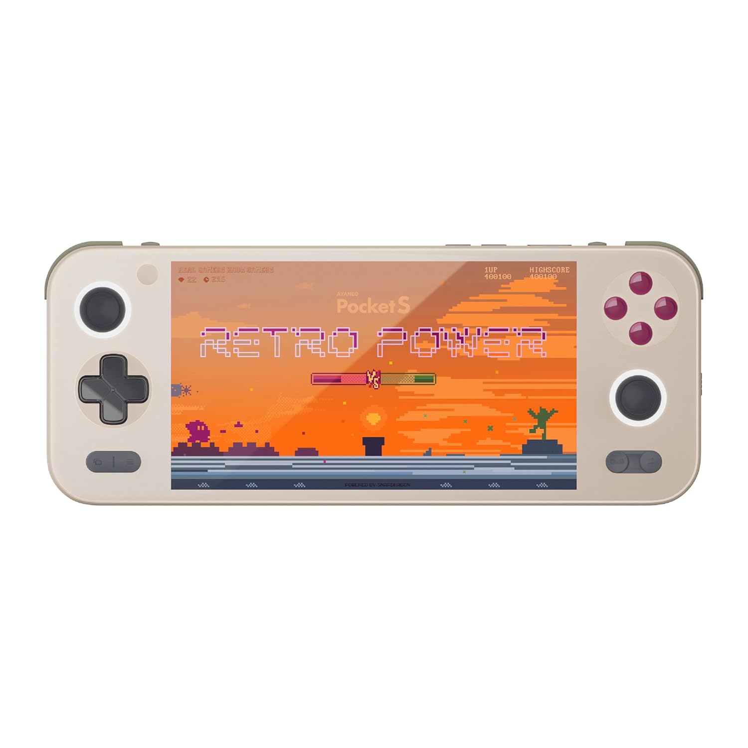 Pocket S Android Handheld Gaming Device – 6″ 2K Borderless IPS Display, Snapdragon G3x Gen 2, 16GB RAM, 1TB Storage, Master Controller, VC Cooling, Android 13, Retro Power
