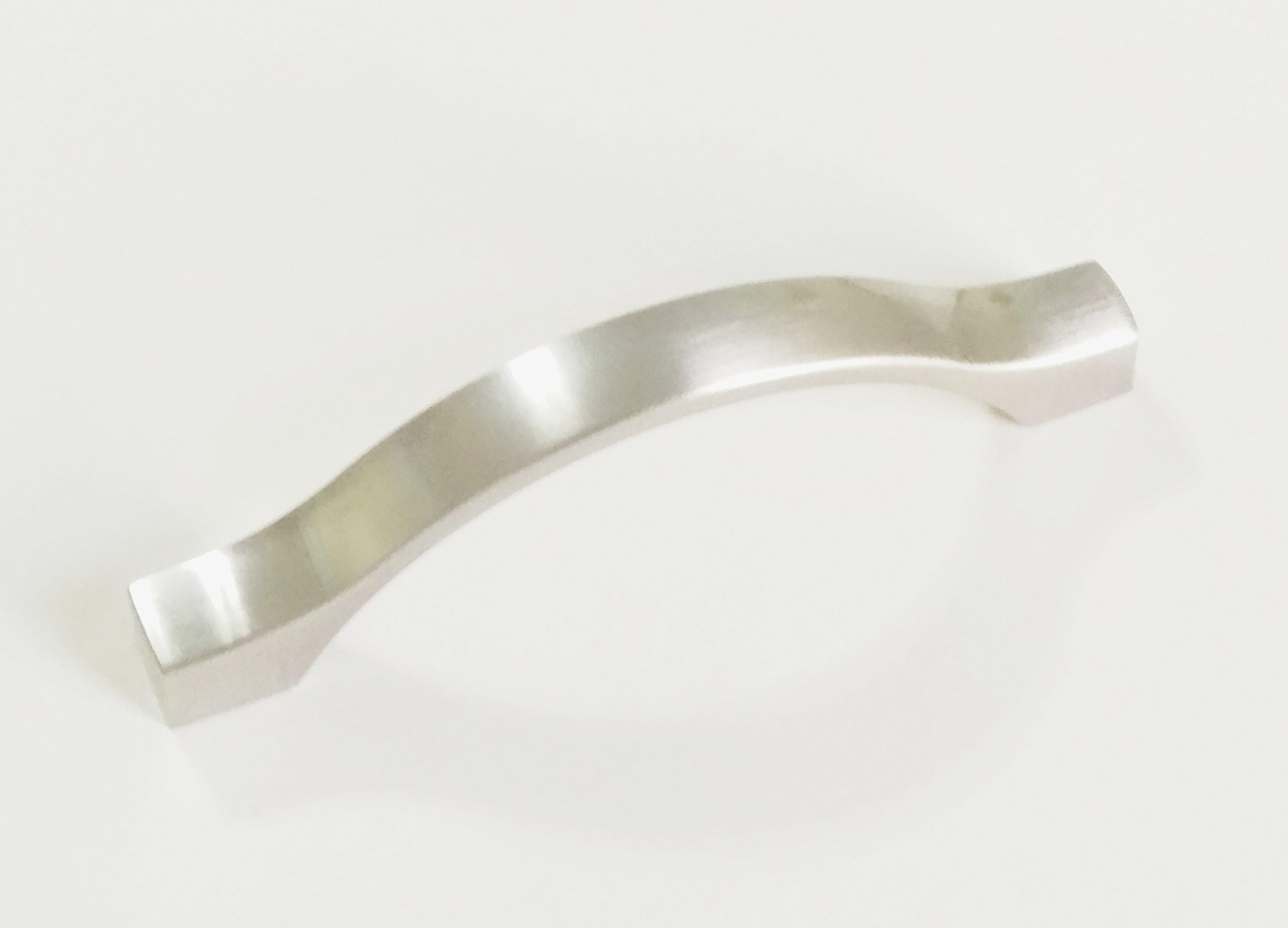 HandleMax 5" Satin Nickel Kitchen Handle Arched Drawer Pull