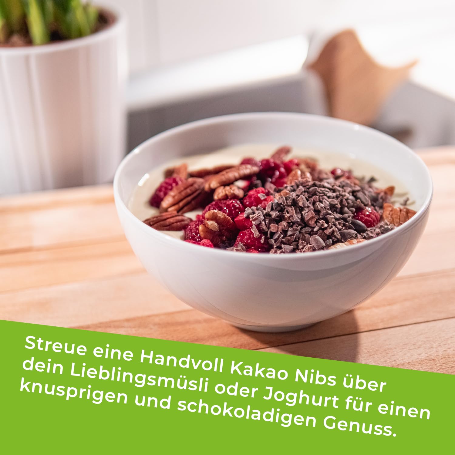 GreatVita Bio Kakaonibs 2.4 kg | Rohkost Kakao Nibs ideal als Topping, Naturprodukt ohne Zusätze aus Peru