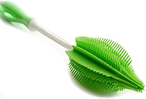 Miniatura 2 de Norpro Cepillo de botella de silicona, tamaño único, verde