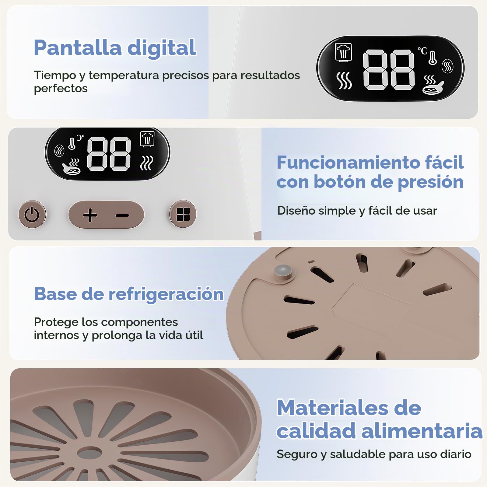 Esterilizador de biberón de 2 niveles para 6 biberones y chupetes, esterilizador de biberones 4 en 1 para biberones, juguetes de mordedor, calentador de leche y alimentos