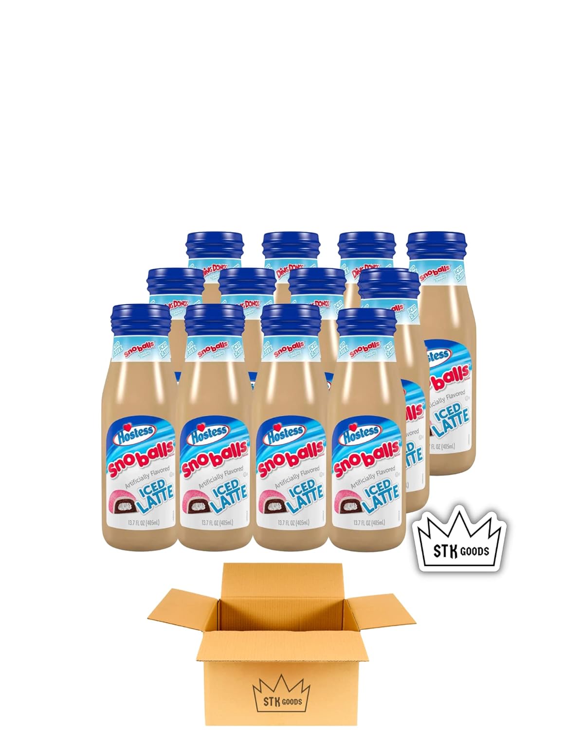 Hostess Iced Latte Flavored 13.7oz Ready to Drink Bottled