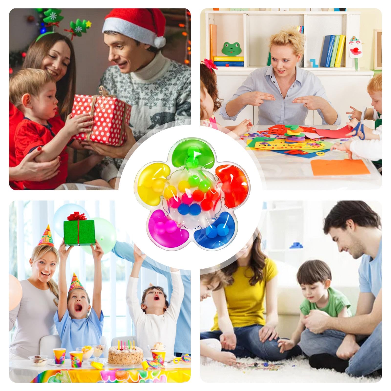 Jouets Fidget De Tri Des Couleurs - Jeu De Fidget De Fleurs | Jeu De Correspondance De Tri Des Couleurs | Éducation Apprentissage Couleurs Tri Jouets | Tri Des Couleurs, Jeu De