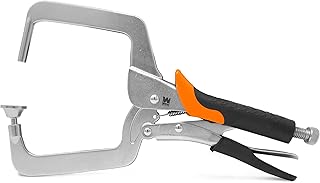 WEN CL436R 4-Inch Right Angle Clamp for Woodworking and Pocket Hole Joinery