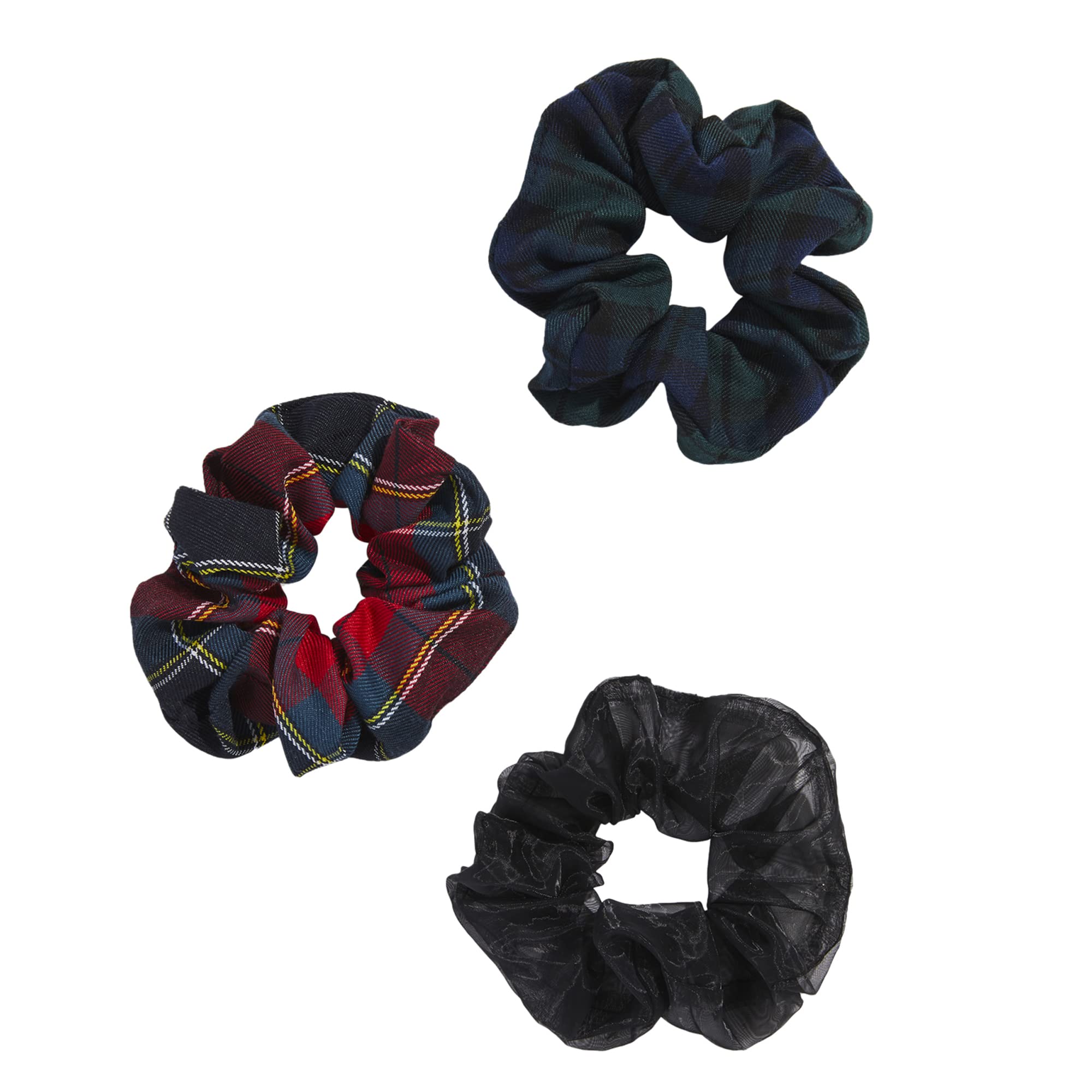 vineyard vinesWomens, Mix & Match Holiday Scrunchie 3Pack, Multi, One Size, Multi, One size