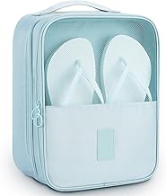 SIMESTICH Compact Shoe Bag Organizer – Travel Shoe Pouch for 3 Pairs | Waterproof, Dustproof Shoe Storage Case for Men & Women | Multicolour, Ideal for Luggage, Gym, & Daily Use