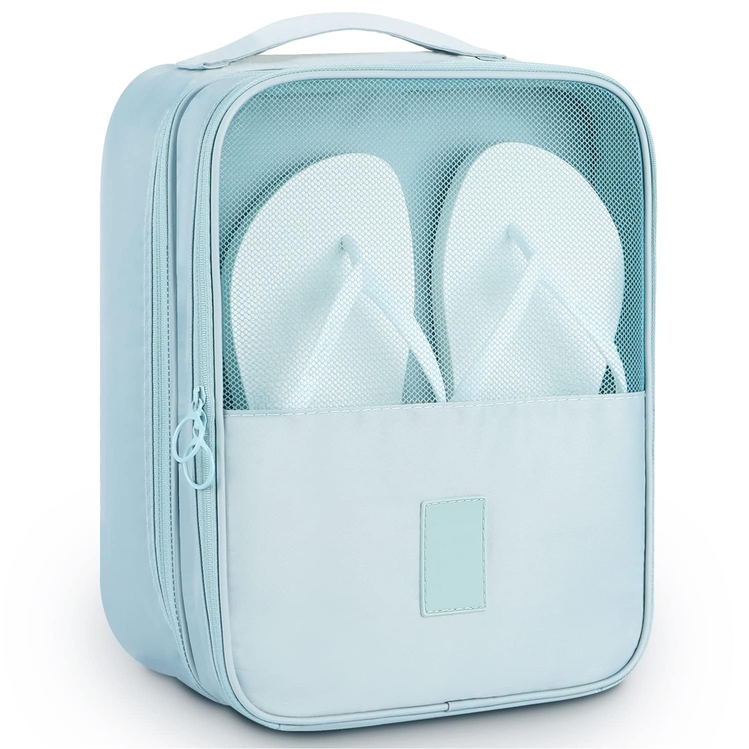 simestich Compact Shoe Bag Organizer – Travel Shoe Pouch for 3 Pairs | Waterproof, Dustproof Shoe Storage Case for Men & Women | Multicolour, Ideal for Luggage, Gym, & Daily Use-picture-16