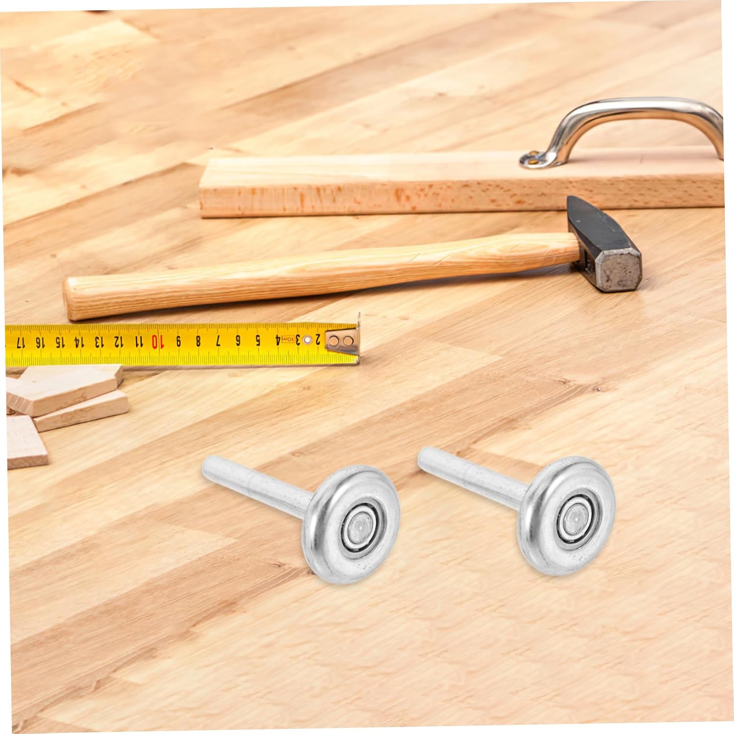 Vaguelly 2pcs Garage Door Hardware Metal Rollers Installation Wheels for Garage Door Replacement Roller Kit for Parts