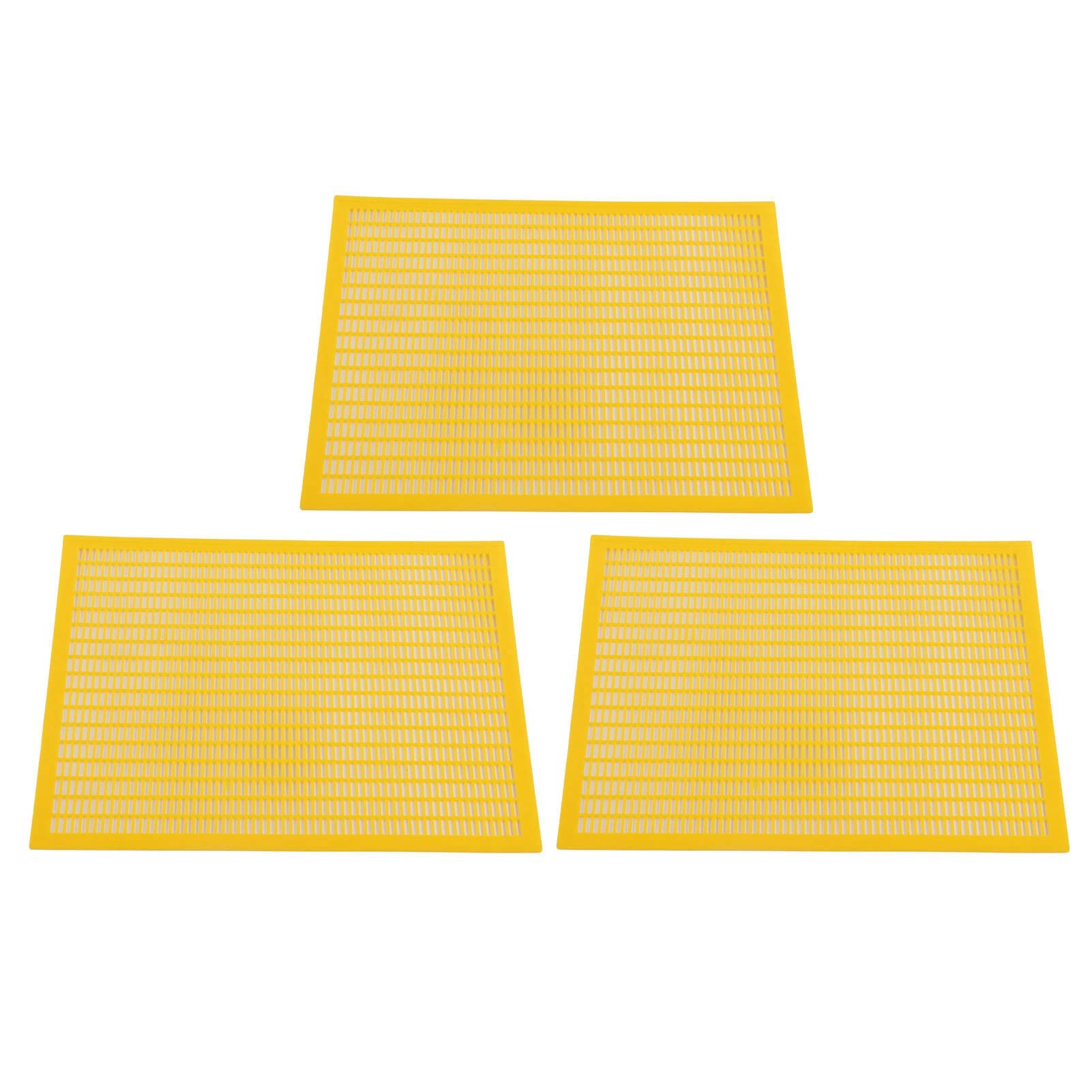 3 Pezzi di Plastica per Api Regina Proteggi Griglia di Cattura Rete Strumento Apicoltura Tavola Separata per Api Regina Gialla Pratica per l'apicoltore Sensata per Loro per