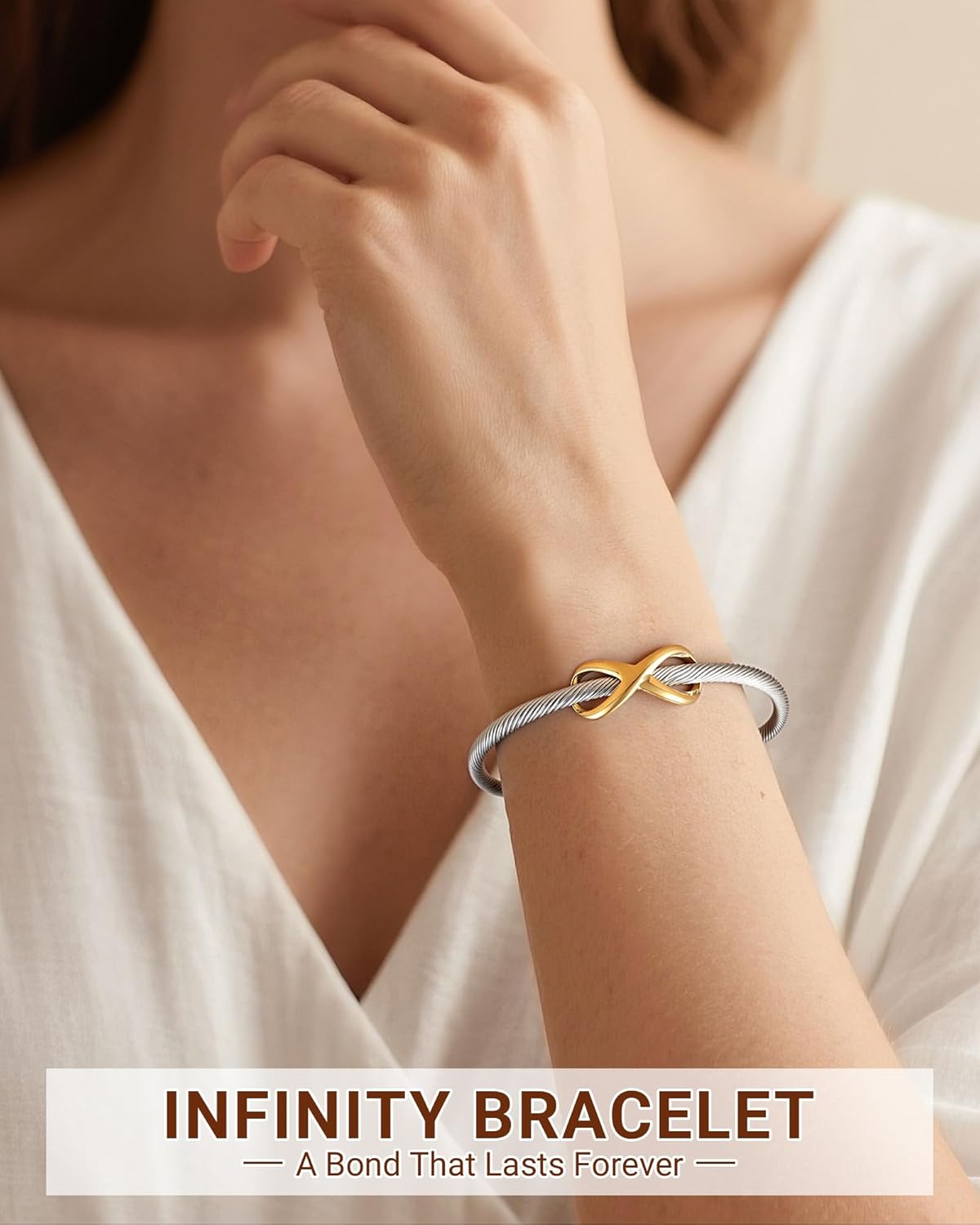 Infinity Bracelet for Daughter,Valentines Birthday Day Gifts - Image 2