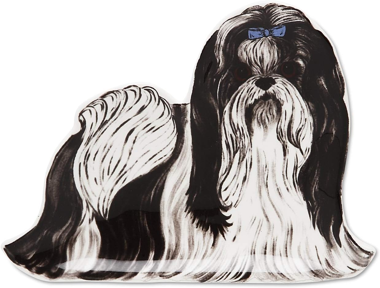 Rescue Me Now Shih Tzu Spoon Rest, 5-1/4-Inch