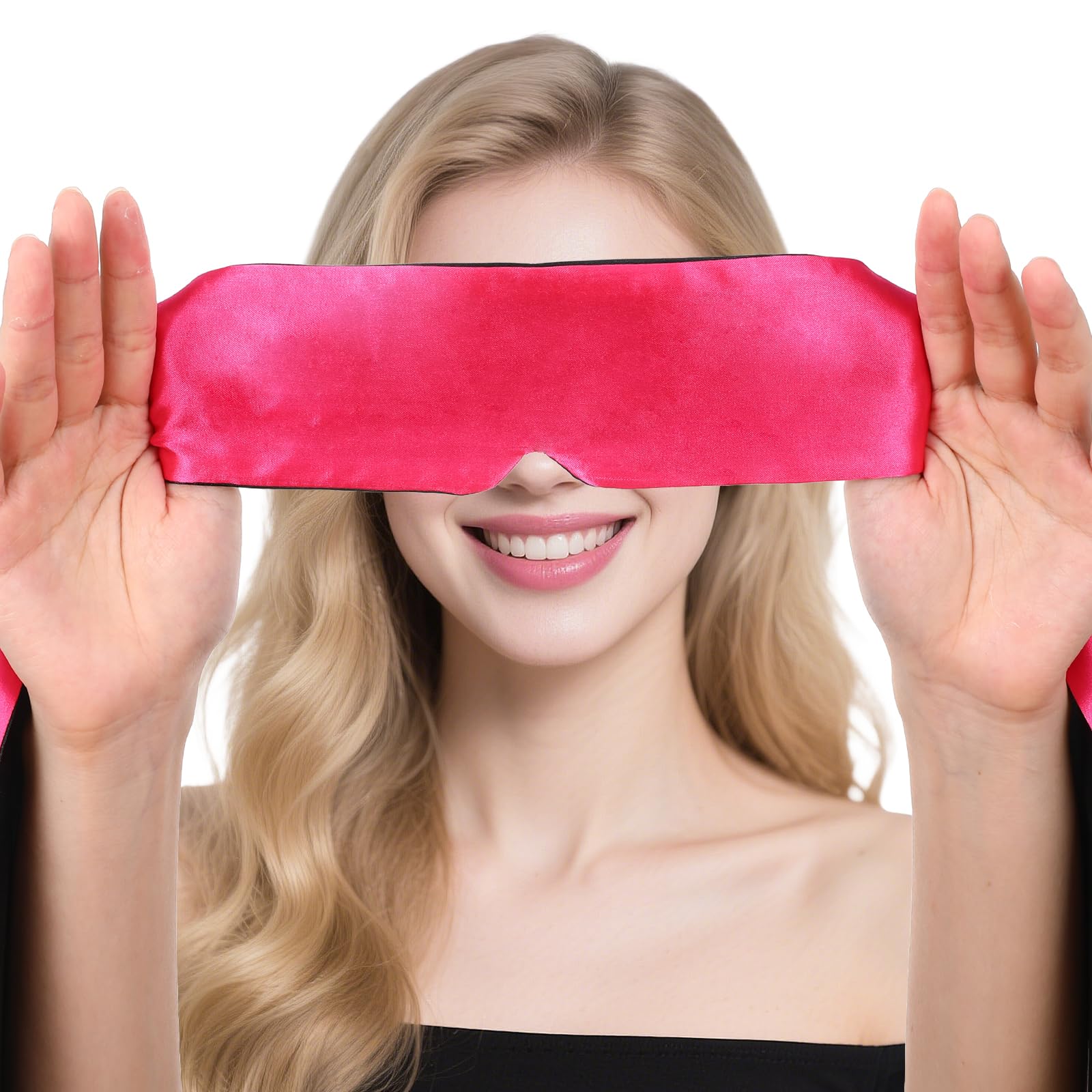 Satin Blind Fold Soft Satin Eye Mask Blindfold Comfortable Satins Sleep Masks Soft Silk Blindfold Sleep Masks Eyes