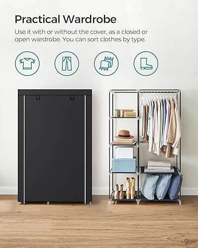Miniatura 5 de SONGMICS Freestanding Closet Organizer and Portable Closet Bundle