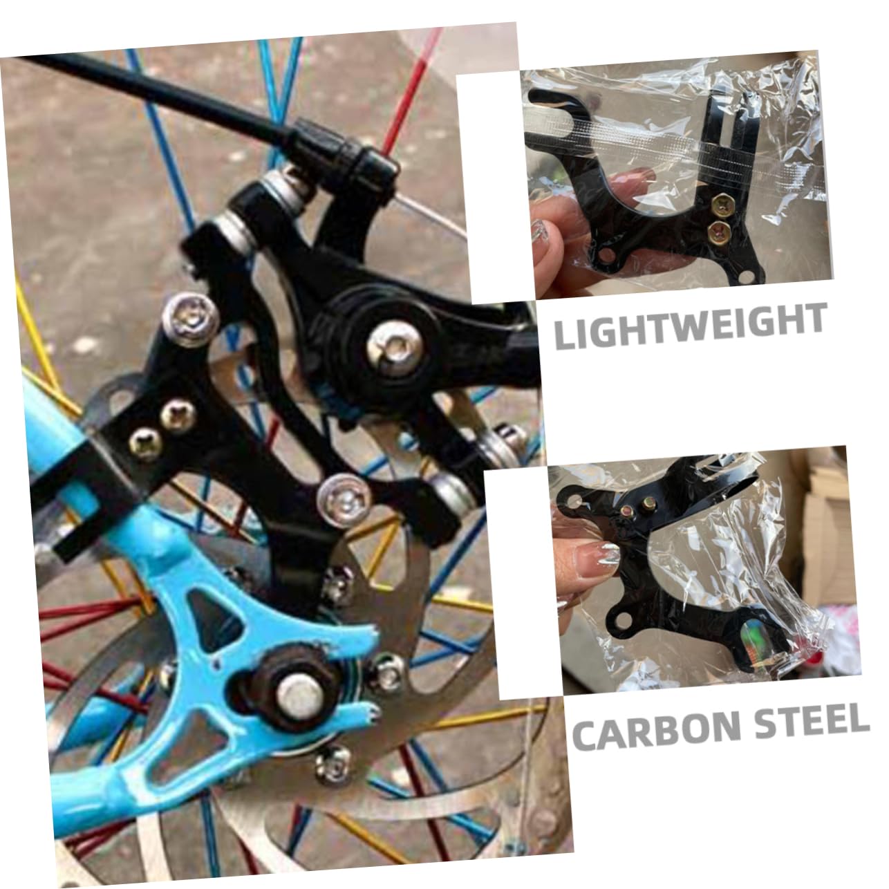 Gatuida Bremshalter Adapter Für Scheibenbremsen Einstellbare Carbonstahl Bremsadapter Für Fahrräder Zur Umrüstung Von Standard Scheibenbremsen