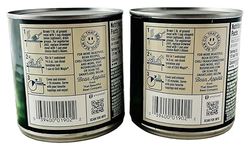 Miniatura 7 de Paquete de iniciación de chile con 2 latas de BUSHS BEST enlatado Texas Recipe Chili Magic Starter - Estilo fogata mediana con 1 bolsa reutilizable