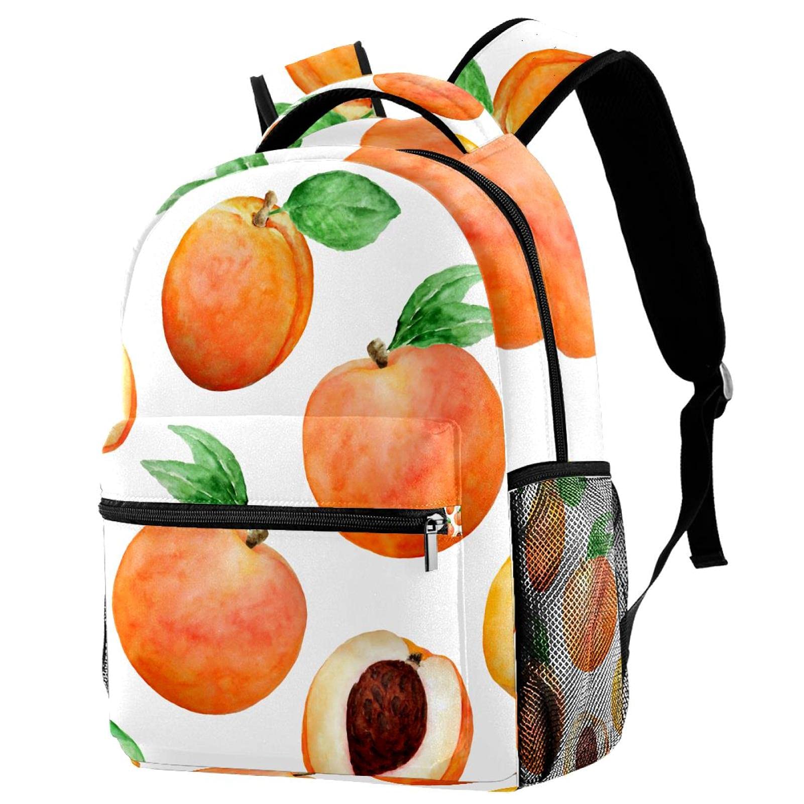Mochila para portátil con compartimento acolchado bolsas de viaje frutas 7
