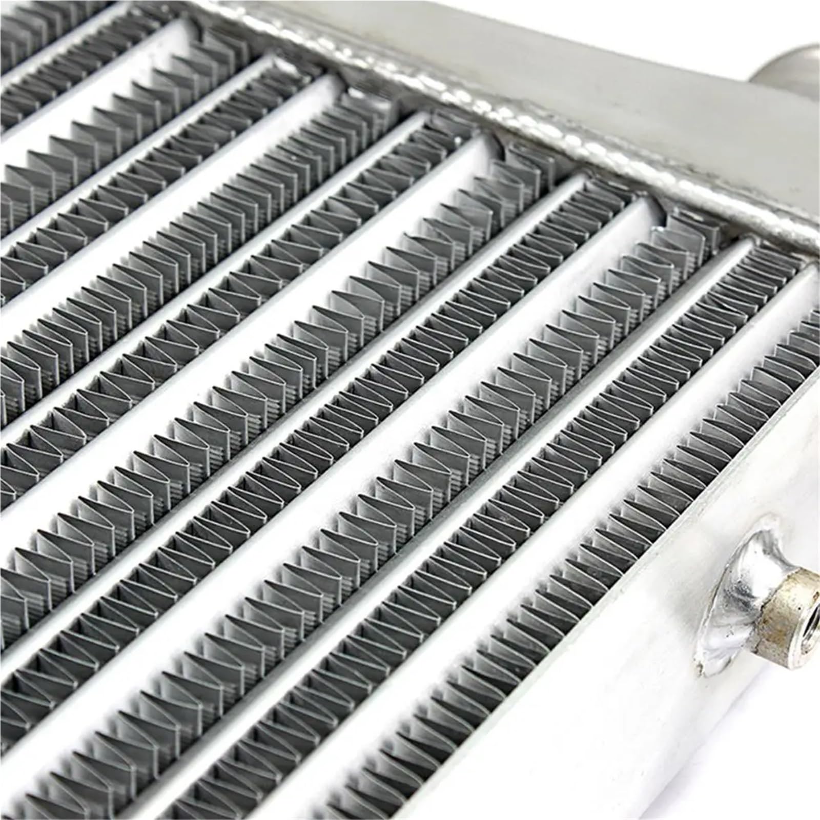 Chłodnica Układu Chłodzenia Oleju Samochodowego Uniwersalna 65mm ID Aluminiowa Turbosprężarka Dolot Zimnego Powietrza Intercooler 430x230x76mm