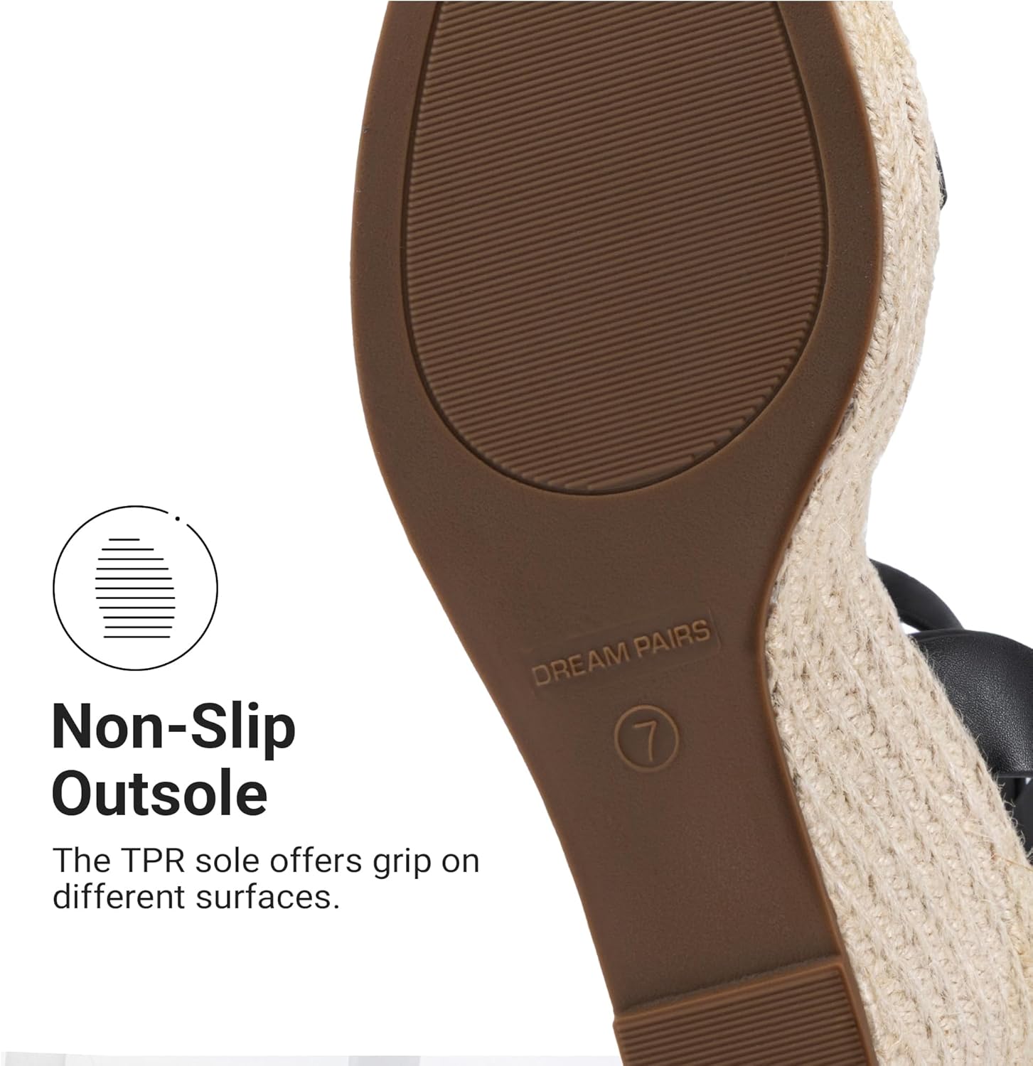 DREAM PAIRS Women's Open Toe Platform Sandals Adjustable Buckle Ankle Strap Comfortable Summer Espadrille Wooden Heeled Wedge Fashion Dressy Shoes - Image 7