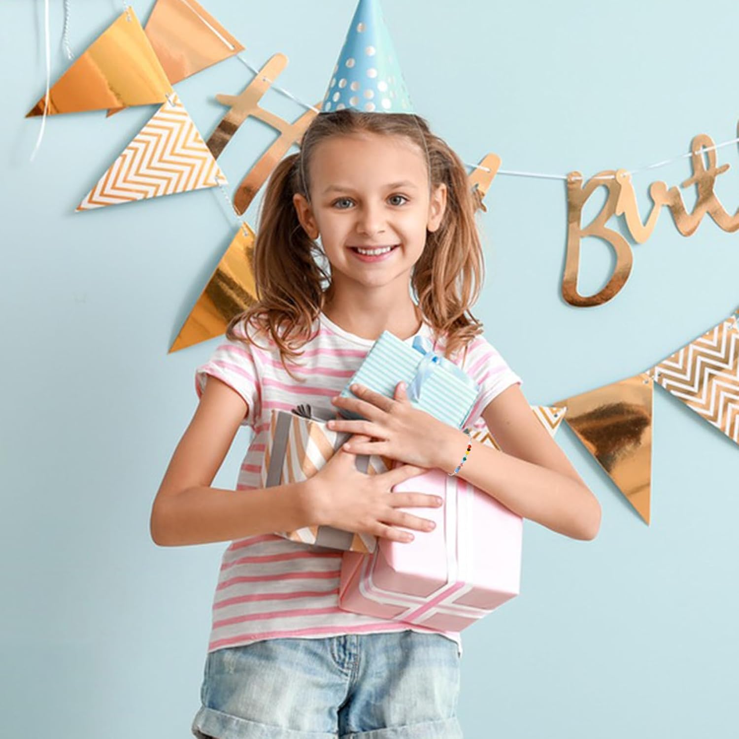 EPIRORA Birthday Gifts for Girls, 7th/8th/9th/10th/11th/12th/13th/16th/18th/21st Birthday Jewellery Gift Ideas for Teen Girl Daughter Granddaughter Niece Friends, Natural Colorful Stones Bracelets - Image 7