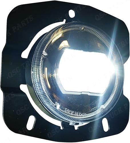 Miniatura 2 de QSC Truck Parts Par de luces antiniebla LED de repuesto para Kenworth T680 2013-2021