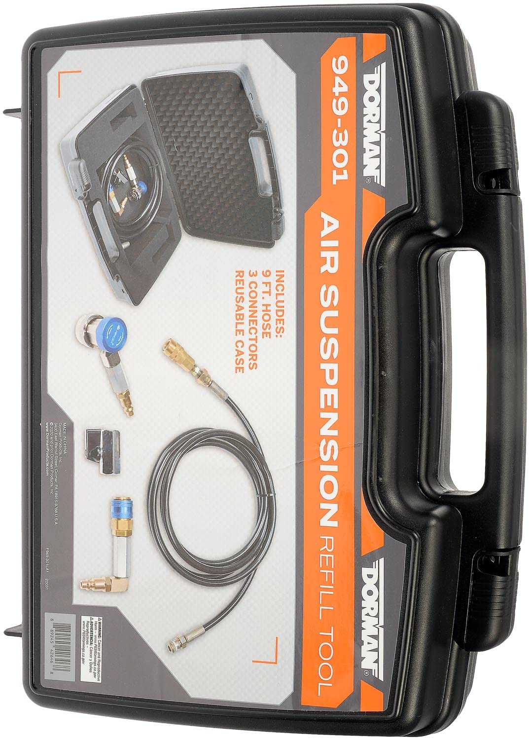 APDTY 157670 Air Suspension Nitrogen Refill Tool Kit