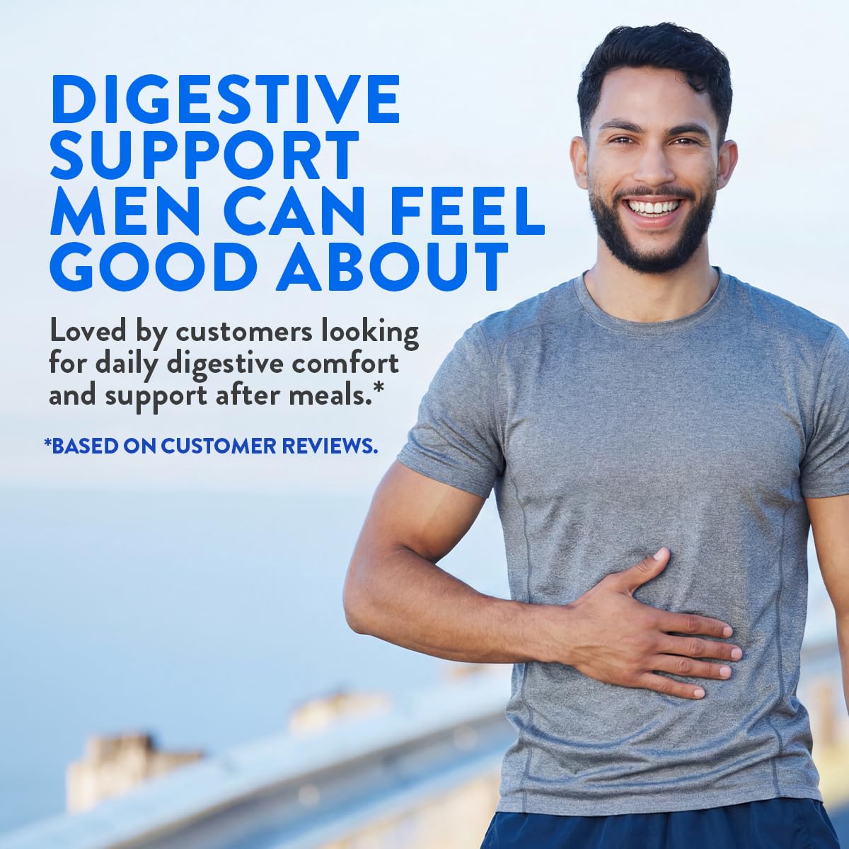 Friska Men’s Daily Digestive Enzymes for Men - Bloating & Gas Support with Probiotics, Helps Digest Heavy Meals, Dairy & Protein, Gut Health Support, 30 Capsules — Amazon image 8