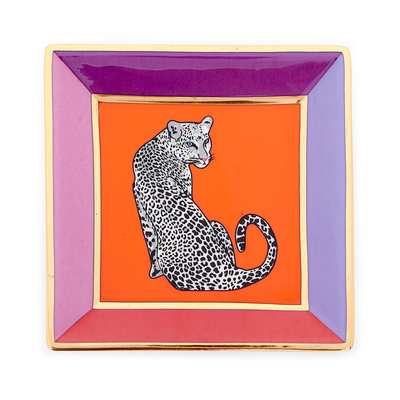 Jonathan Adler Bandeja cuadrada Safari, multicolor, talla única