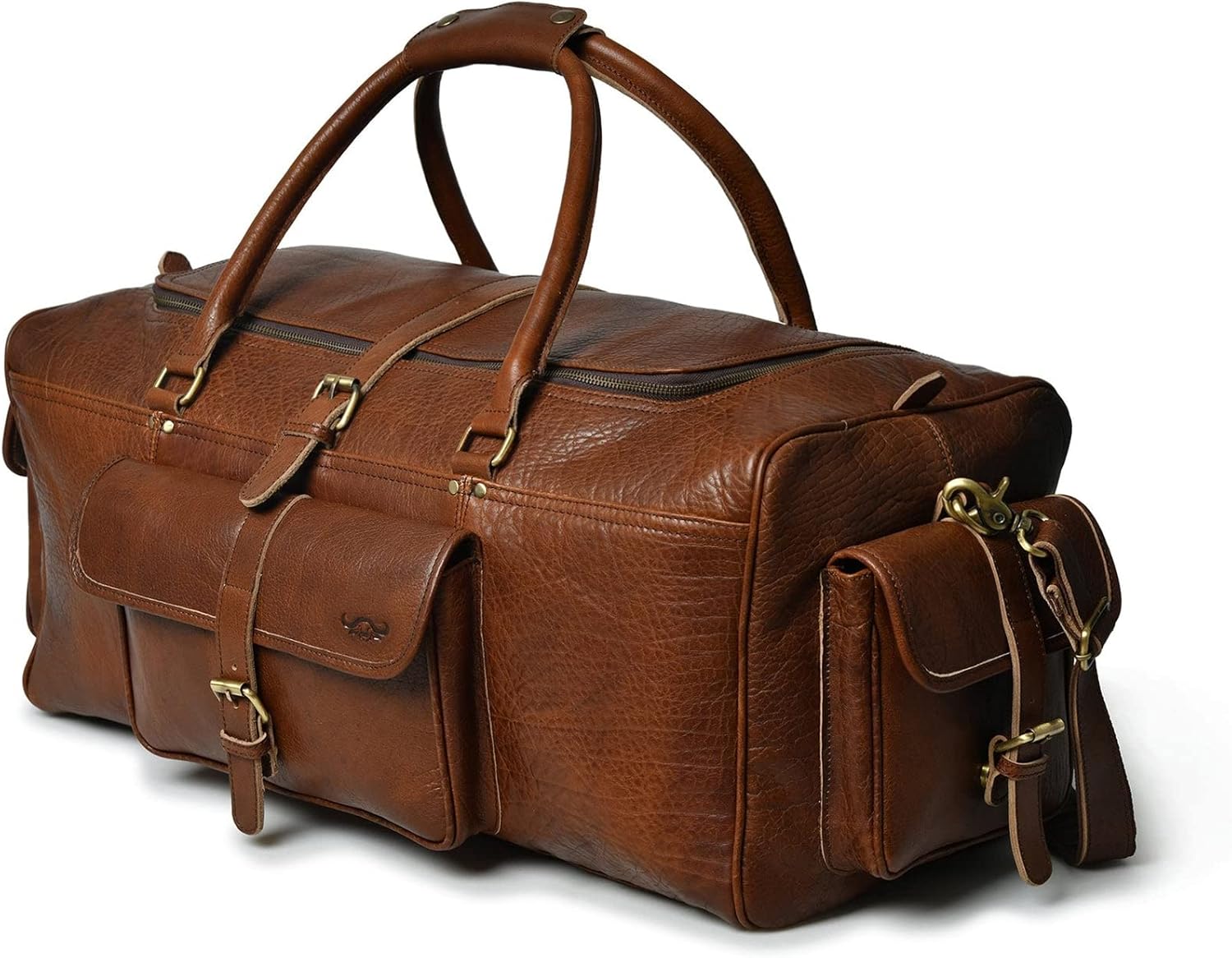 Sam’s Buffalo premium cowhide Leather Duffel Bags, Men’s & Women's